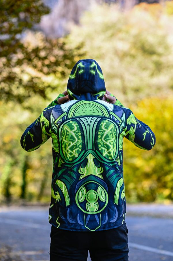 Green machine muški duks Color Drop